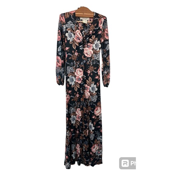 1970s "Sunday's Child, California" Pyschedelic‎ Maxi Dress M - Picture 6 of 15